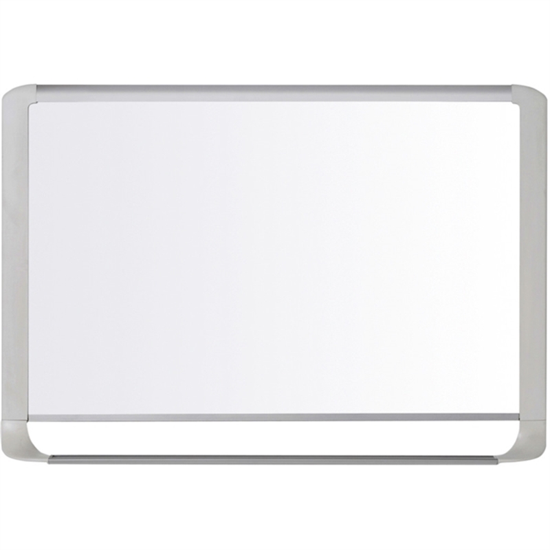 bi-office-schreibtafel-mastervision-emailliert-mit-ablageleiste-magnetisch-90-x-60-cm-weiss-aluminiumrahmen-hellgrau