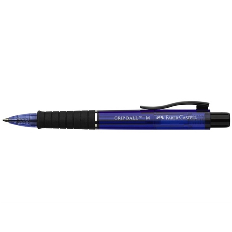 faber-castell-kugelschreiber-grip-ball-druckmechanik-m-schaftfarbe-blau-transluzent-schreibfarbe-blau