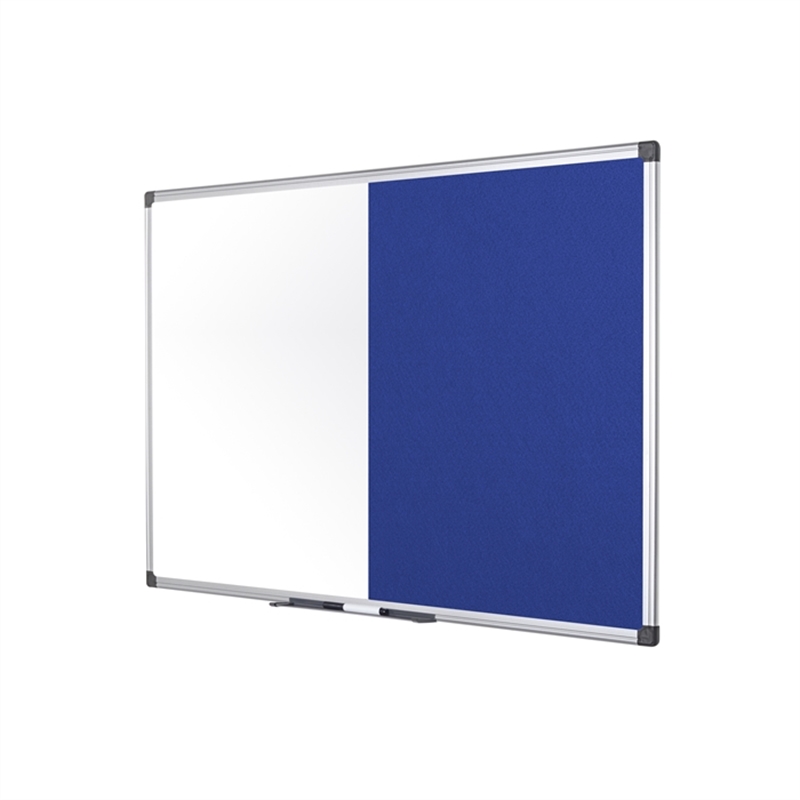 bi-office-xa0222170-kombitafel-maya-filz-blau-lackierter-stahl-magnetisch-trocken-abwischbare-tafel-60x45-cm-aluminiumrahmen