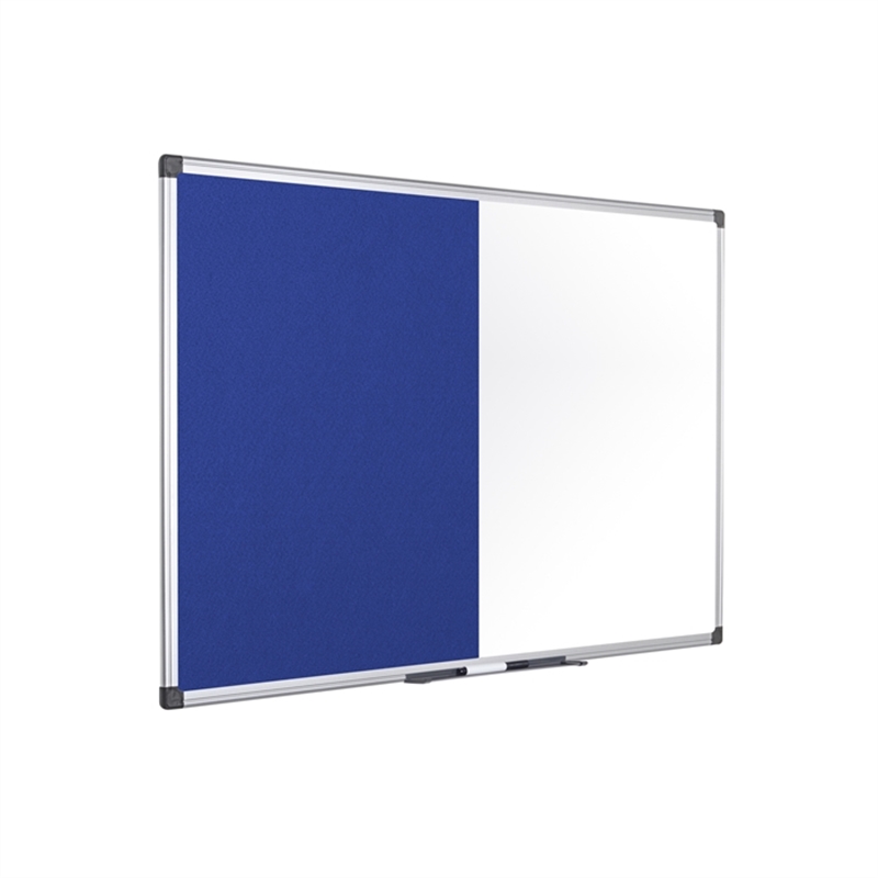 bi-office-xa0522170-kombitafel-maya-filz-blau-lackierter-stahl-magnetisch-trocken-abwischbare-tafel-120x90-cm-aluminiumrahmen