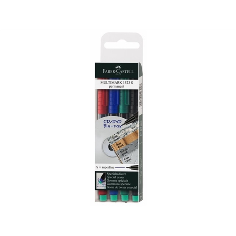 faber-castell-oh-stift-multimark-s-permanent-0-4-mm-schreibfarbe-4er-sortiert-4-stueck