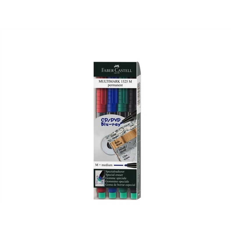 faber-castell-oh-stift-multimark-m-permanent-1-mm-schreibfarbe-4er-sortiert-4-stueck