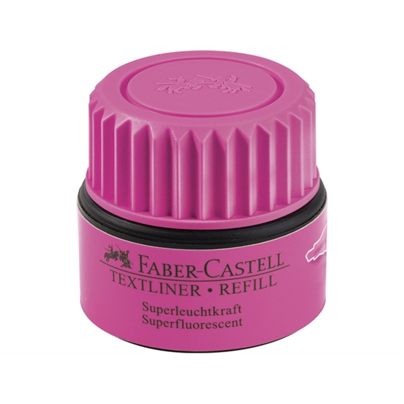 faber-castell-nachfuellstation-textliner-1549-automatic-refill-fuer-textmarker-schreibfarbe-rosa-25-ml