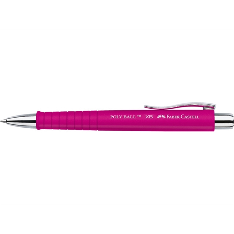 faber-castell-kugelschreiber-poly-ball-druckmechanik-xb-schaftfarbe-pink-schreibfarbe-blau