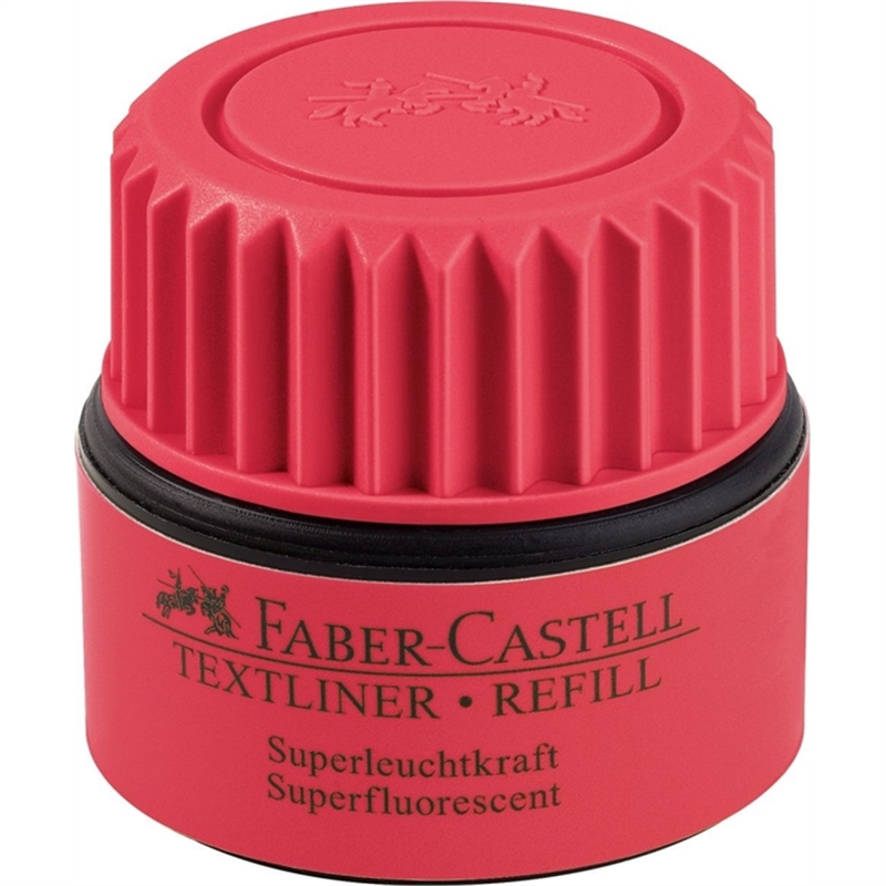 faber-castell-nachfuellstation-textliner-1549-automatic-refill-fuer-textmarker-schreibfarbe-rot-25-ml