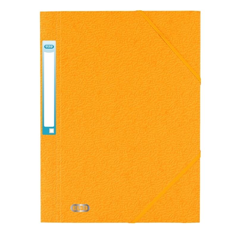 elba-eckspannermappe-mit-3-klappen-eurofolio-prestige-a4-600-g/m-gelb