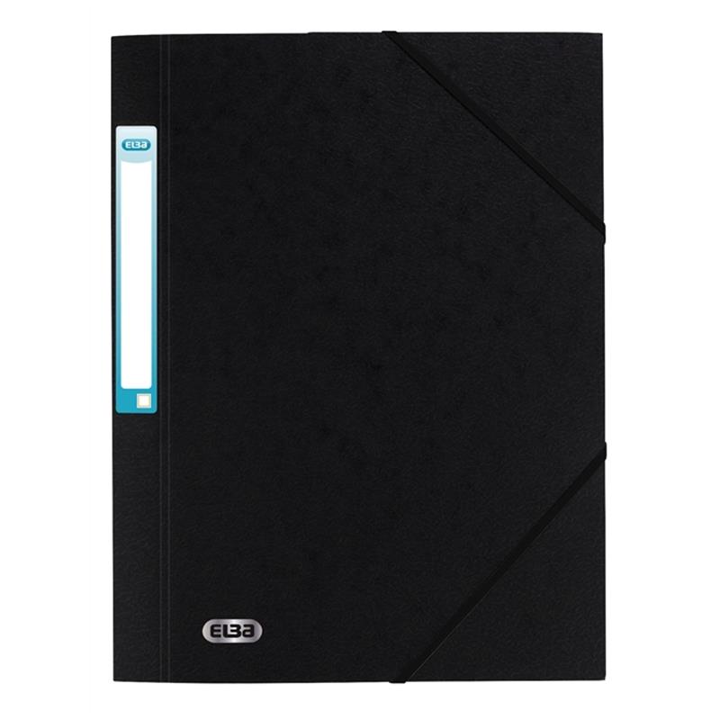 elba-eckspanner-eurofolio-prestige-600-g/m-3-klappen-a4-24-5-x-32-cm-fuer-300-blatt-fuellhoehe-3-cm-schwarz