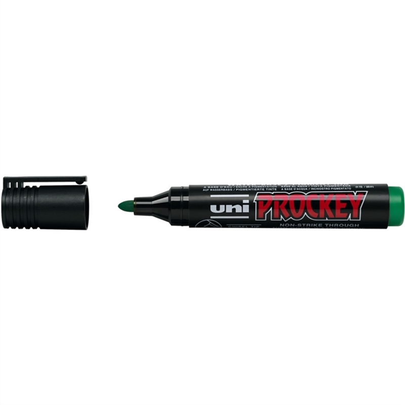 uni-ball-permanentmarker-prockey-rundspitze-1-8-2-2-mm-schaftfarbe-schwarz-schreibfarbe-gruen