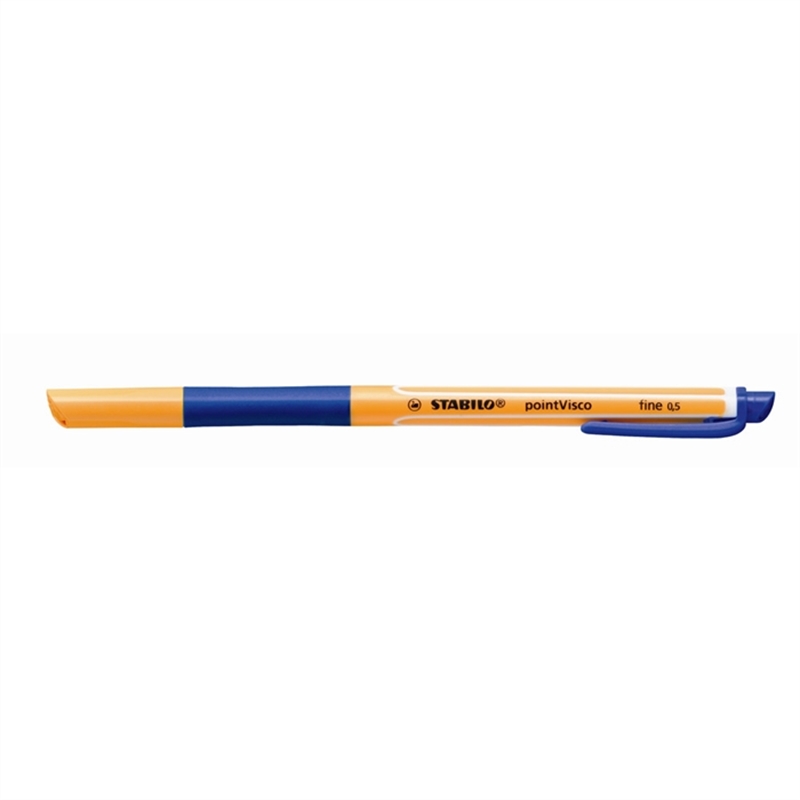 stabilo-tintenkugelschreiber-pointvisco-mit-kappe-0-5-mm-schreibfarbe-blau
