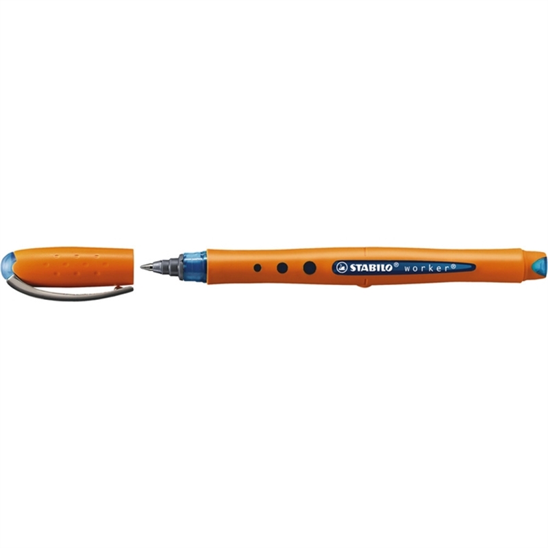 stabilo-tintenkugelschreiber-worker-mit-kappe-f-0-3-mm-schreibfarbe-blau