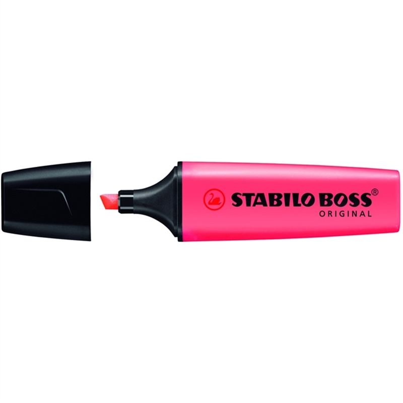 stabilo-textmarker-boss-original-einweg-keilspitze-2-5-mm-schreibfarbe-rot