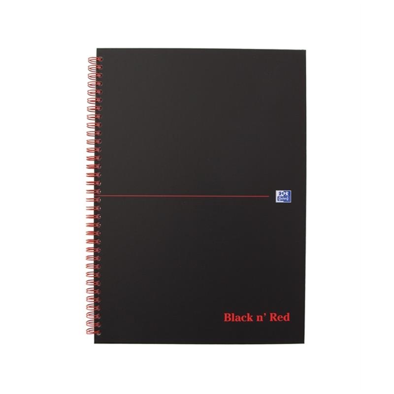 oxford-black-n-red-spiralbuch-a4-liniert-70-blatt-hardcover-rote-doppelspirale-90-g/m