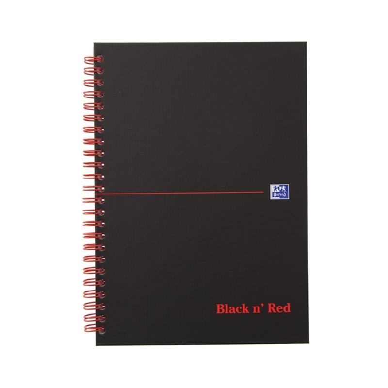 oxford-office-black-n-red-spiralbuch-a5-kariert-70-blatt