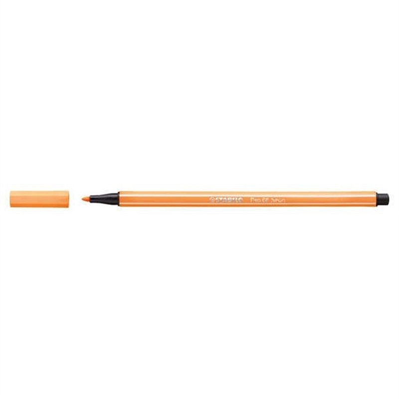 stabilo-faserschreiber-pen-68-m-1-mm-schreibfarbe-neonorange