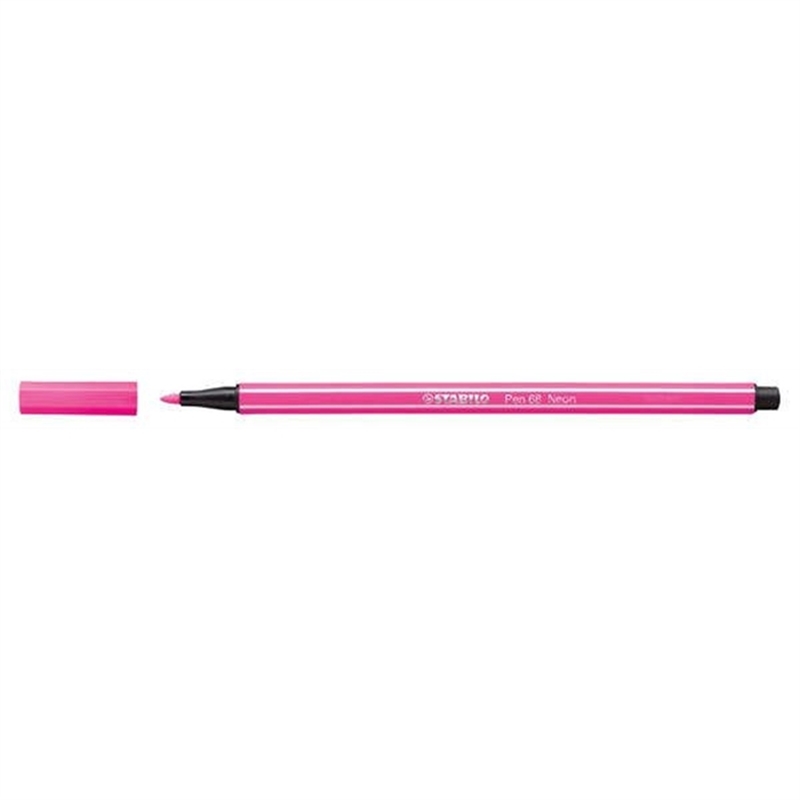 stabilo-faserschreiber-pen-68-m-1-mm-schreibfarbe-neonpink