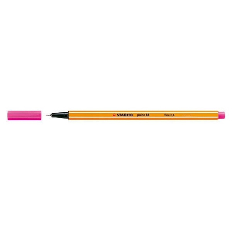 stabilo-fineliner-point-88-mit-kappe-0-4-mm-schreibfarbe-pink