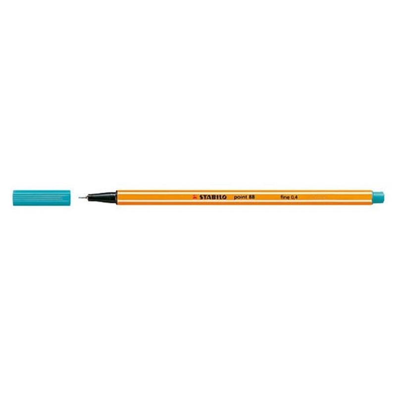 stabilo-fineliner-point-88-mit-kappe-0-4-mm-schreibfarbe-tuerkis