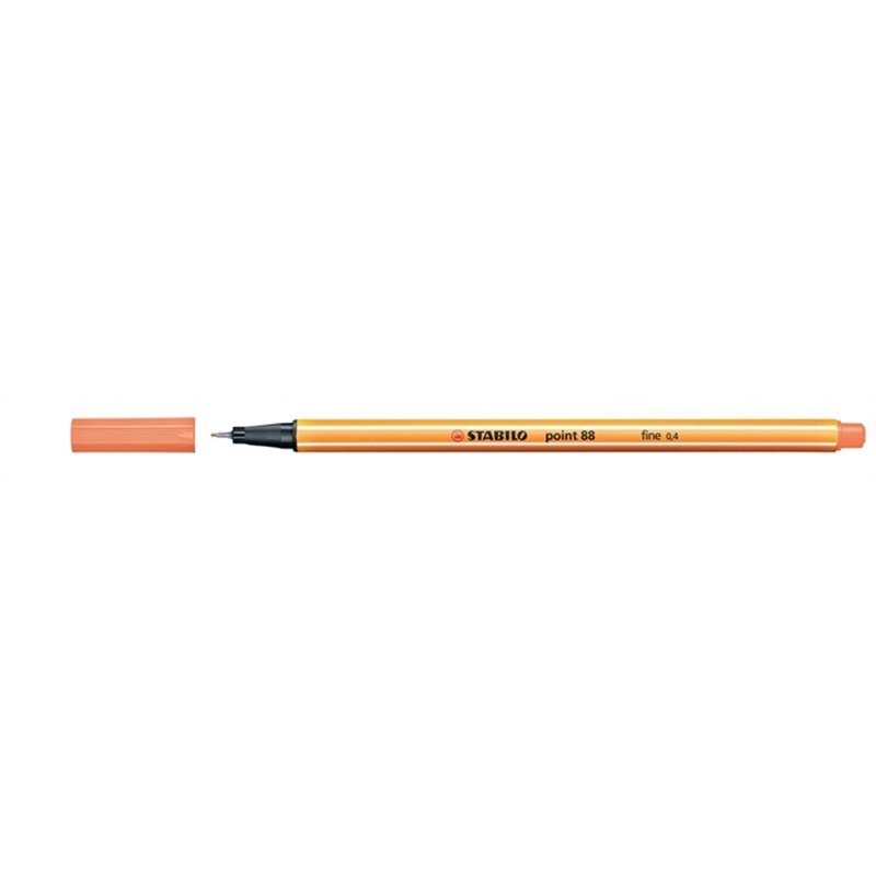 stabilo-fineliner-point-88-mit-kappe-0-4-mm-schreibfarbe-apricot