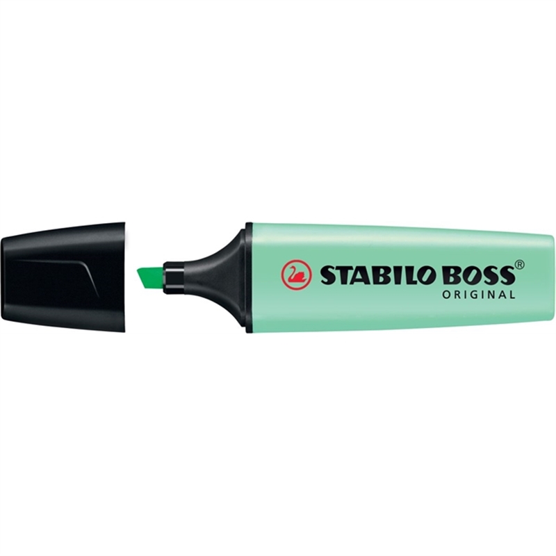 stabilo-textmarker-boss-original-pastel-einweg-keilspitze-2-5-mm-schreibfarbe-minzgruen