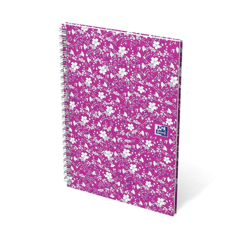 oxford-forme-floral-hardcover-spiralbuch-b5-60-blatt-90-g/m-kariert-5-x-5-mm-scribzee-app