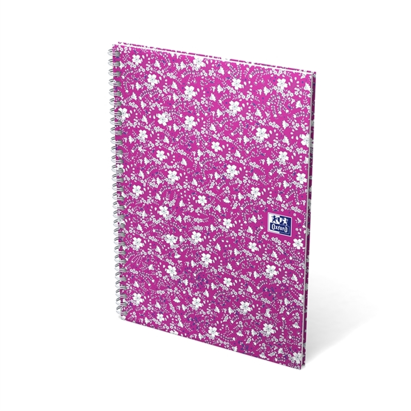 oxford-forme-floral-hardcover-spiralbuch-b5-60-blatt-90g/m-liniert-7-mm-scribzee-app