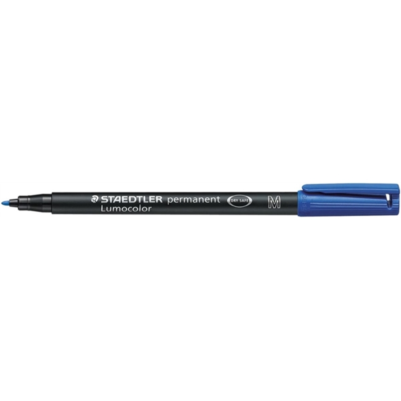 staedtler-oh-stift-lumocolor-317-m-nachfuellbar-permanent-1-mm-schaftfarbe-schwarz-schreibfarbe-blau