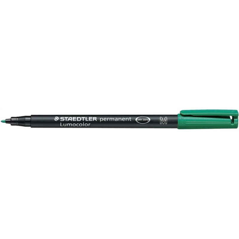 staedtler-oh-stift-lumocolor-317-m-nachfuellbar-permanent-1-mm-schaftfarbe-schwarz-schreibfarbe-gruen