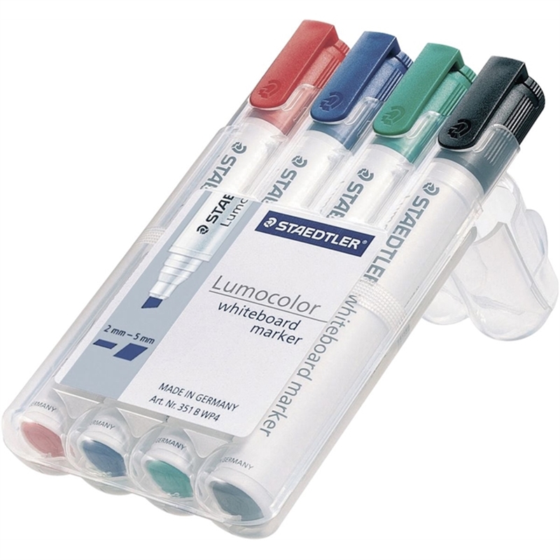 staedtler-boardmarker-351-b-nachfuellbar-keilspitze-2-5-mm-schreibfarbe-4er-sortiert-4-stueck