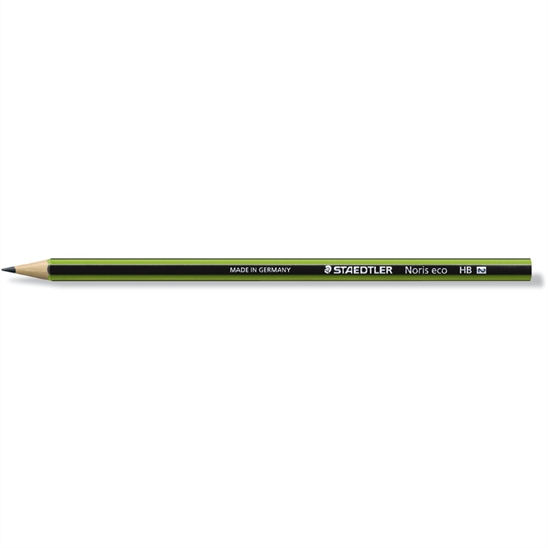 staedtler-bleistift-noris-eco-hb-schaftfarbe-schwarz/gruen-12-stueck