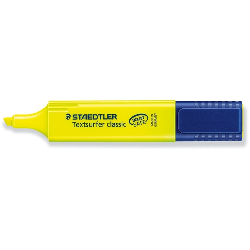 staedtler-textmarker-textsurfer-classic-nachfuellbar-keilspitze-1-5-mm-schreibfarbe-gelb-10-stueck