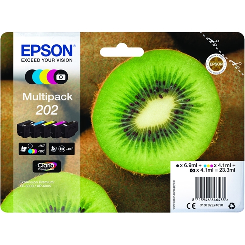 epson-tintenpatrone-202-c13t02e74010-original-5er-sortiert-6-9/4-1-ml-schwarzweiss/farbig-5-stueck