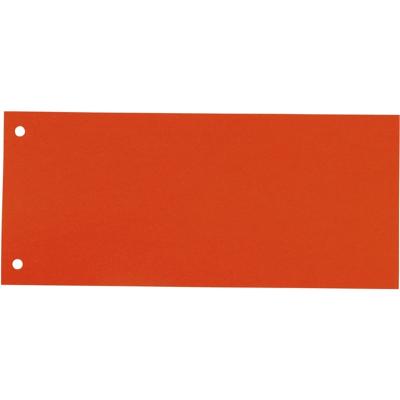 staples-trennstreifen-karton-rc-190-g/m-2fach-standardlochung-24-x-10-5-cm-orange-100-stueck