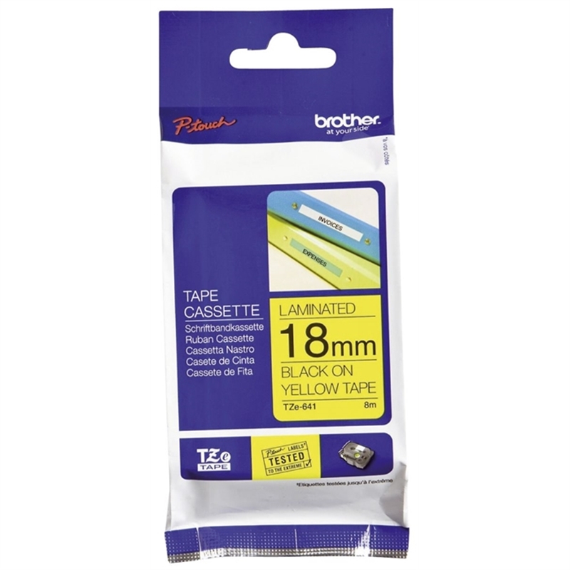 brother-tze-641-brother-schriftbandkassette-tze-laminiert-18-mmx8-m-schwarz-auf-gelb