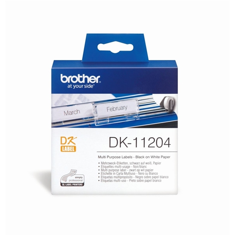 brother-dk11204-brother-etikett-rolle-dk-11204-selbstklebend-papier-54x17-mm-weiss-400-stueck