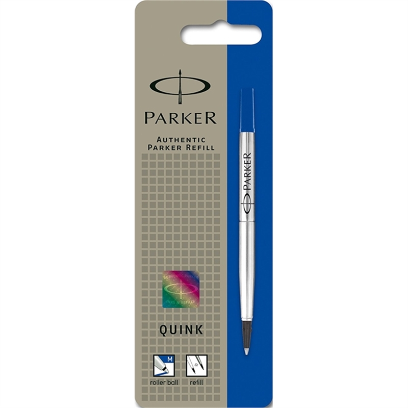 parker-tintenkugelschreibermine-m-0-7-mm-schreibfarbe-blau-12-stueck