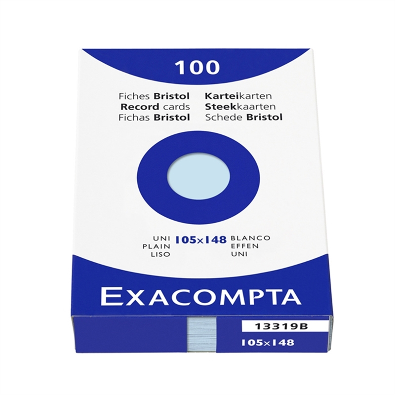 exacompta-karteikarte-blanko-a6-karton-205-g/m-blau-100-stueck