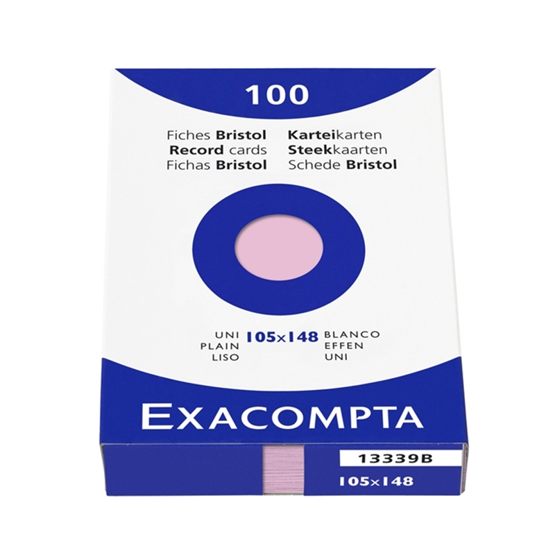 exacompta-karteikarte-blanko-a6-karton-205-g/m-rosa-100-stueck
