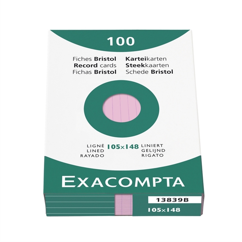 exacompta-13839b-karteikarten-liniert-din-a6-100-stueck-ungelocht-105x148-mm-mit-faltschachtel-rosa