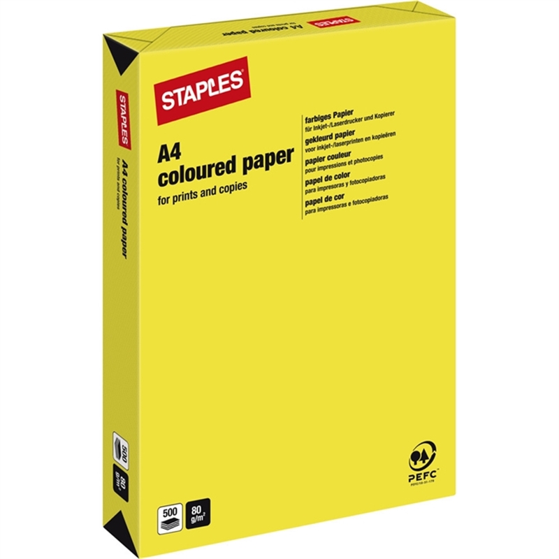 staples-multifunktionspapier-a4-80-g/m-neon-yellow-/-neongelb-500-blatt