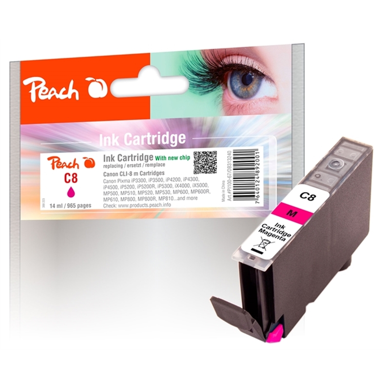 peach-tintenpatrone-magenta-kompatibel-zu-canon-cli-8m-0622b001