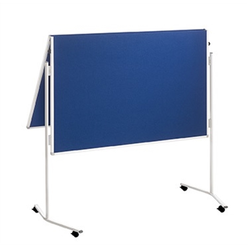 moderationstafel-120-x-150-cm-blau/filz-mit-rollen-zusammenklappbar