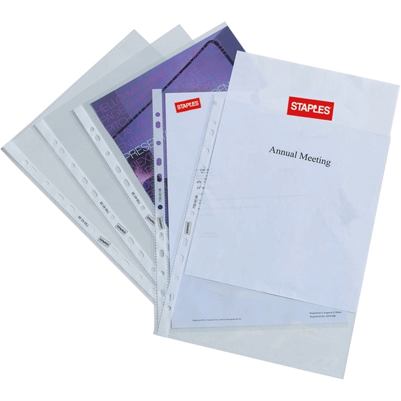 staples-prospekthuelle-super-pp-oben-offen-eurolochung-a4-0-08-mm-transparent-glatt-25-stueck