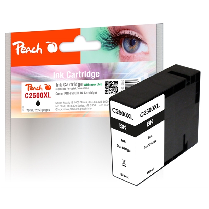 peach-xl-tintenpatrone-schwarz-kompatibel-zu-canon-pgi-2500-pgi-2500bk-xl