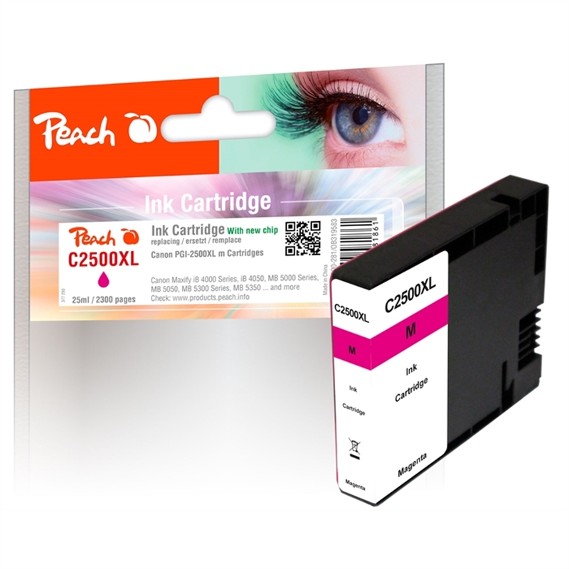 peach-xl-tintenpatrone-magenta-kompatibel-zu-canon-pgi-2500-pgi-2500m-xl