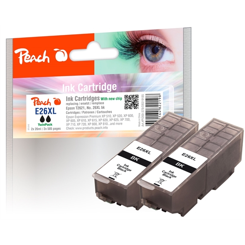 peach-doppelpack-tintenpatronen-schwarz-kompatibel-zu-epson-no-26xl-bk-t262140