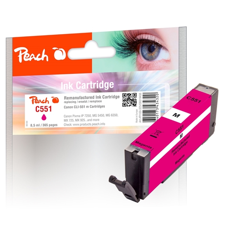 peach-tintenpatrone-magenta-kompatibel-zu-canon-cli-551m