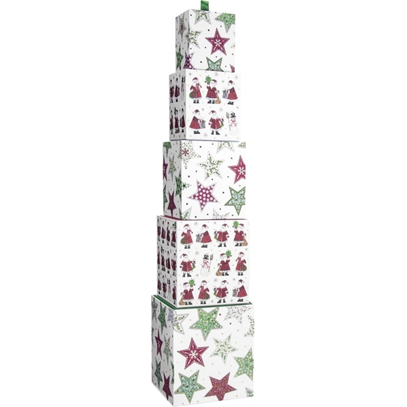 stewo-weihnachtsgeschenkkarton-flurin-5-tlg-wuerfel