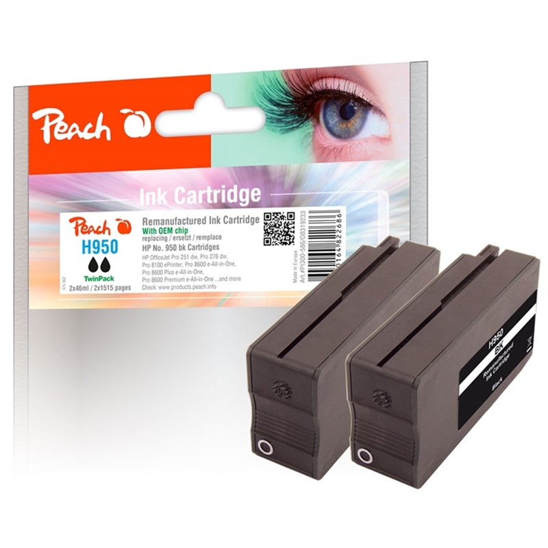 peach-doppelpacktintenpatrone-schwarz-kompatibel-zu-hp-no-950-cn049ae