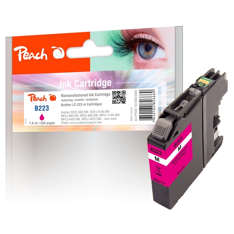 peach-tintenpatrone-magenta-kompatibel-zu-brother-lc-223m