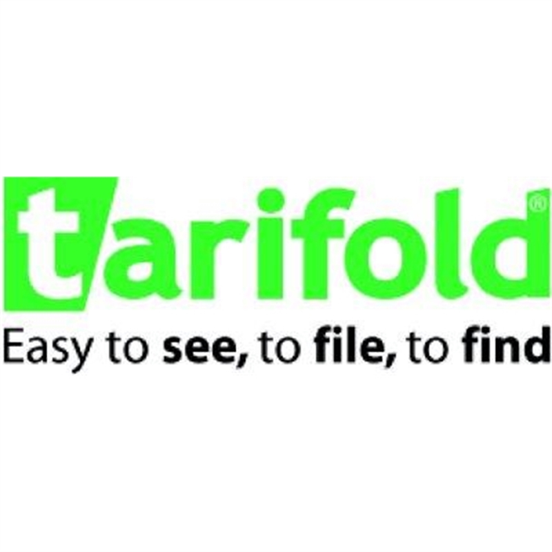 tarifold-sichttafel-pvc-a4-hoch-farblos/blauer-rahmen-10-stueck